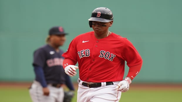 Boston Red Sox third baseman Rafael Devers